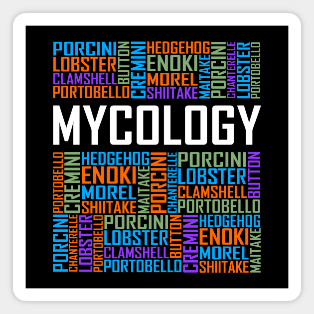 Mycology Words Magnet by LetsBeginDesigns